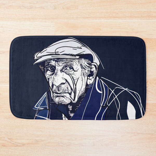 Item preview, Croatian man, portrait - Blue Abstract Art designed and sold by shadow-bloom.