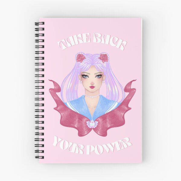 Item preview, Pink Pastel Magical Girl Painting ft. Inspirational Quote: "Take Back Your Power" designed and sold by SpringTeaDesigns.