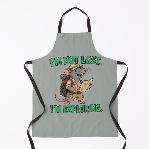 Item preview, I'm Not Lost. I'm Exploring. – Funny Rat Explorer Cartoon T-Shirt designed and sold by Aimetoi.