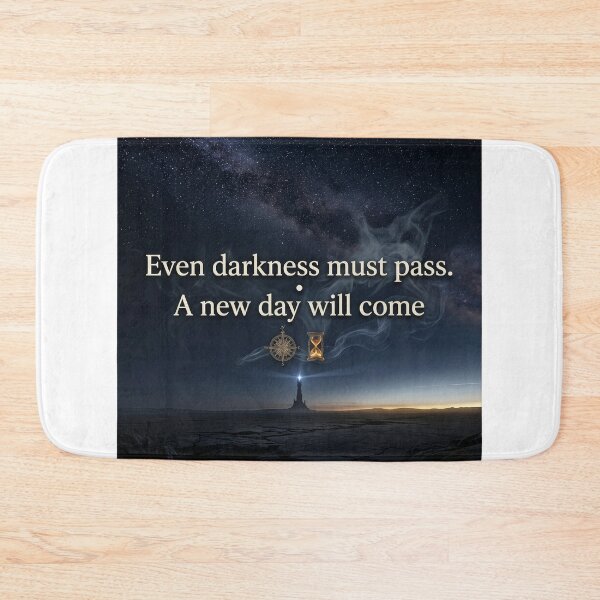 Item preview, Even Darkness Must Pass Lord of the Rings Samwise Quote designed and sold by LunaMarkos.