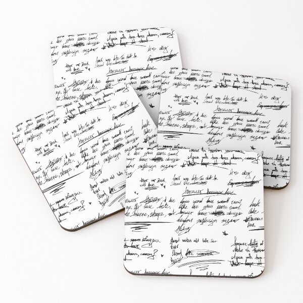 Item preview, handwritten text letter script scribbles doodles designed and sold by Gossip Rag.