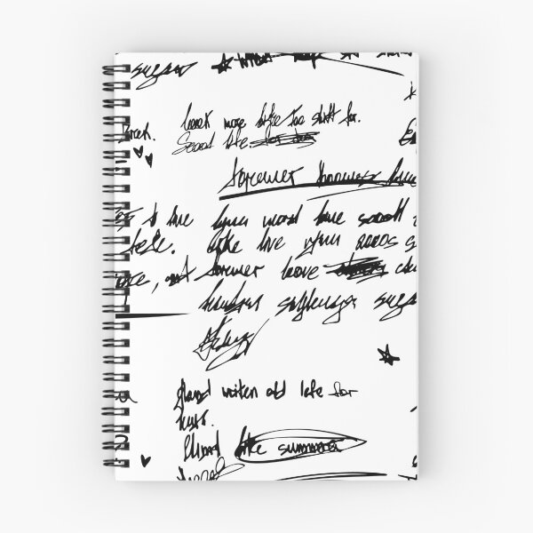 Item preview, handwritten text letter script scribbles doodles designed and sold by Gossip Rag.