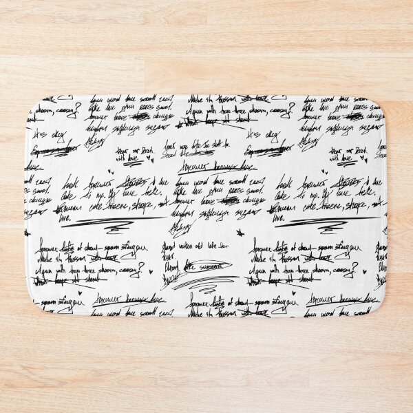 Item preview, handwritten text letter script scribbles doodles designed and sold by Gossip Rag.