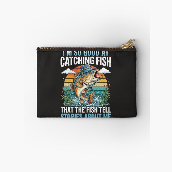 Item preview, I'm So Good At Catching Fish That The Fish Tell Stories About Me : Funny Fishing Quote Bass Angler Vintage Fisherman Humor  designed and sold by SARAGOZ.