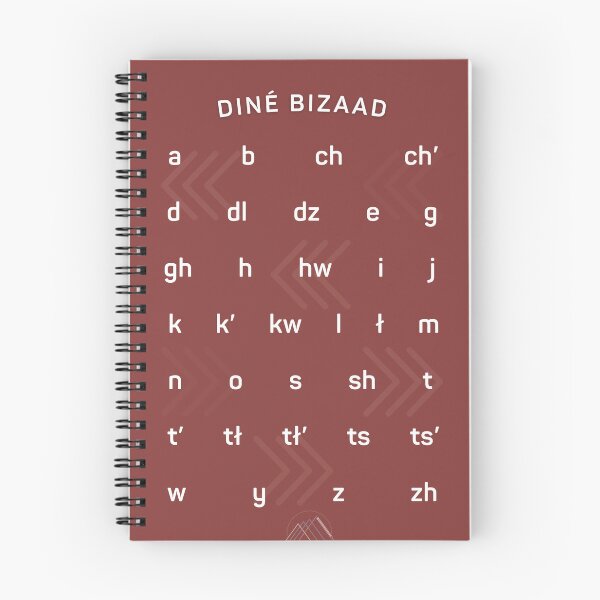 Item preview, Navajo Alphabet (red) designed and sold by AllisonExchange.