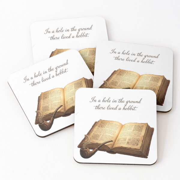 Item preview, In A Hole In The Ground Lord of the Rings Opening Quote designed and sold by LunaMarkos.