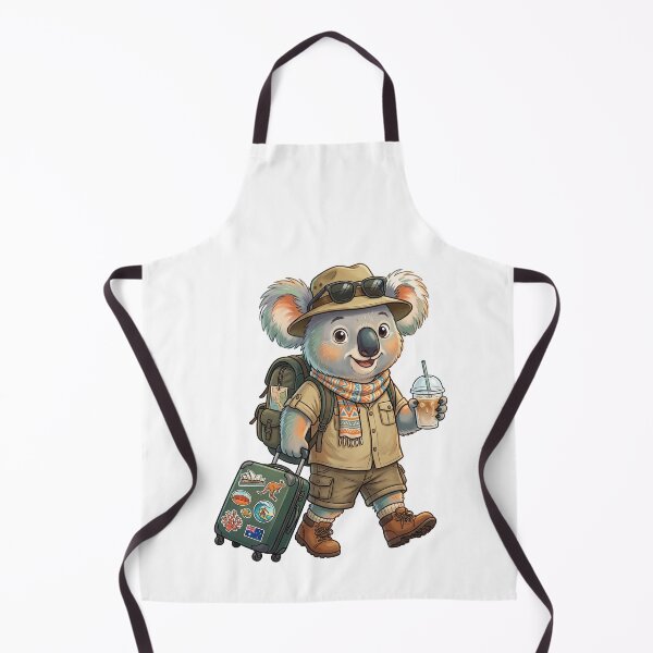 Item preview, Cute Koala Safari Tourist With Luggage designed and sold by TeeARTHY.
