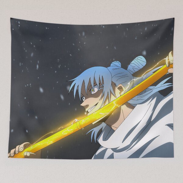 Item preview, Golden Lightning Spear Warrior designed and sold by PosterFuel.