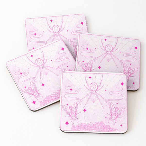 Item preview, Unique spider fly and maggot pink design designed and sold by Bugbotherer30.