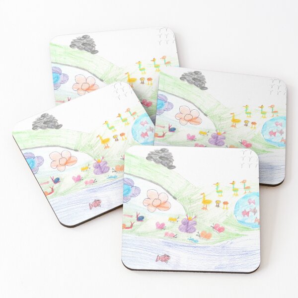 Item preview, Busy day at the river designed and sold by Happy-Kidoodles.