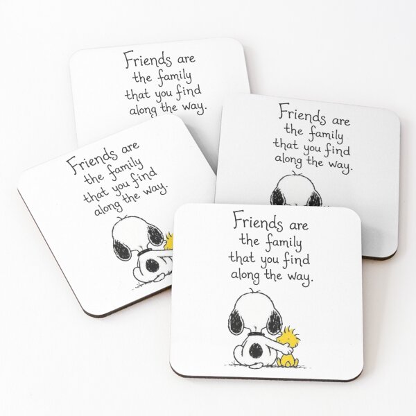 Item preview, Peanuts Snoopy - friends are the family that you find along the way designed and sold by Gbriel3.