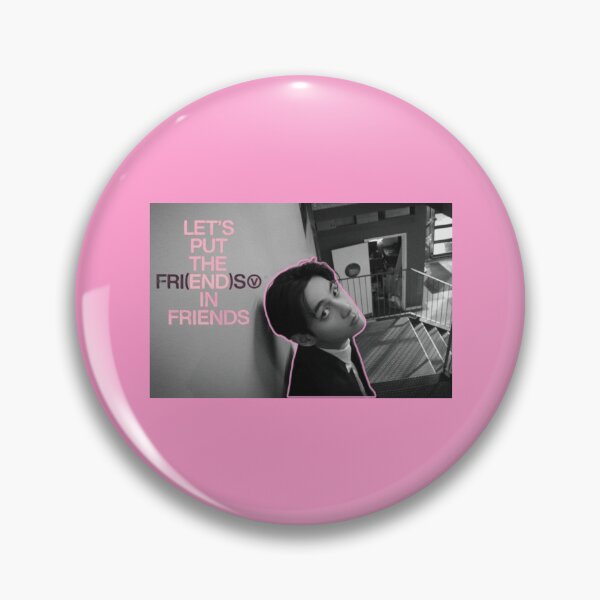 Item preview, fri(end)s - v ♡ pink outline designed and sold by lefilledufilm.
