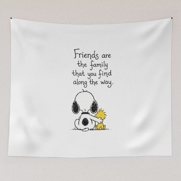Item preview, Peanuts Snoopy - friends are the family that you find along the way designed and sold by Gbriel3.
