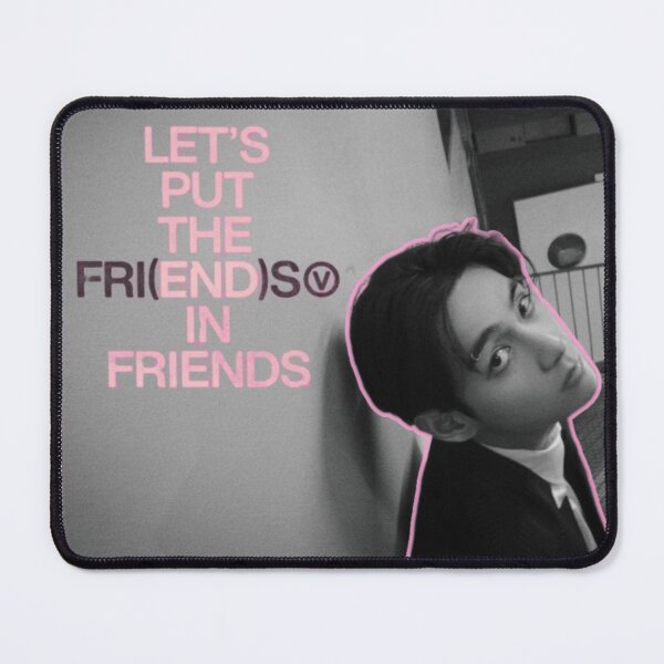Item preview, fri(end)s - v ♡ pink outline designed and sold by lefilledufilm.