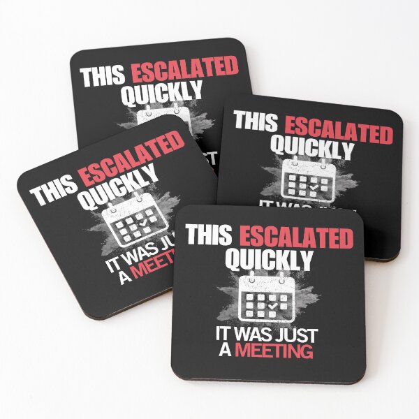 Item preview, Office Meeting Humor – It Was Just a Meeting designed and sold by No Excuses Supply.