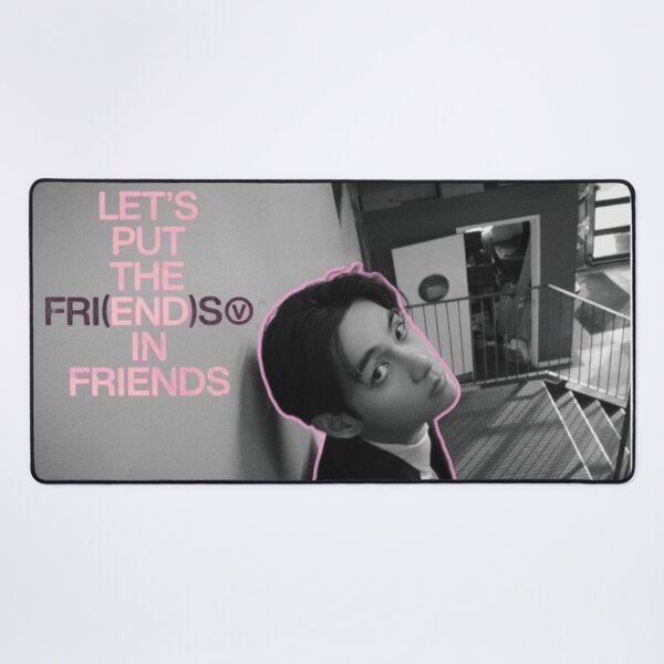 Item preview, fri(end)s - v ♡ pink outline designed and sold by lefilledufilm.
