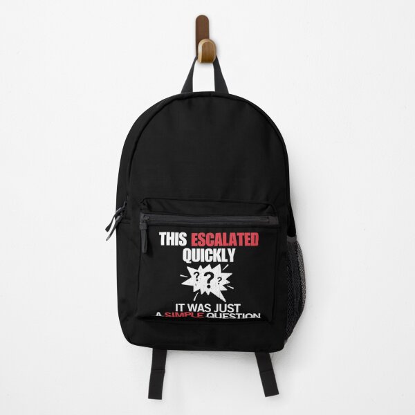 Item preview, Conversation Humor – It Was Just a Simple Question designed and sold by No Excuses Supply.