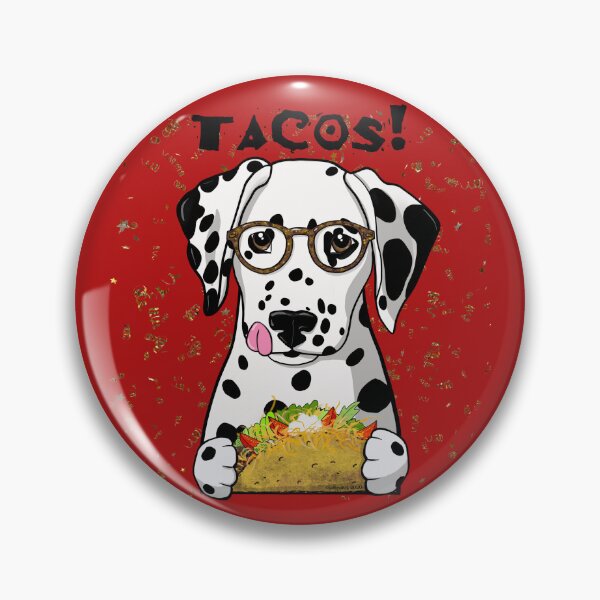 Item preview, Dalmatian Taco black spotted designed and sold by Atelier Cupcake.