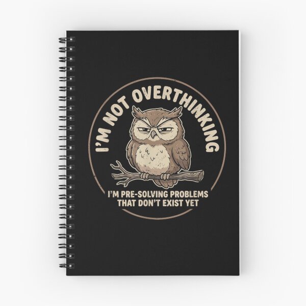 Item preview, Not Overthinking Owl designed and sold by LASTIQUE-dd.