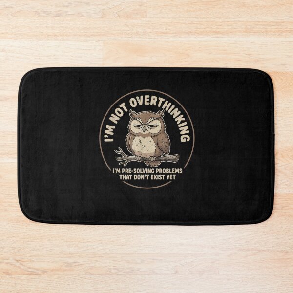 Item preview, Not Overthinking Owl designed and sold by LASTIQUE-dd.