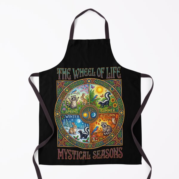 Item preview, Wheel Of Life Mystical Seasons Pagan Nature Art designed and sold by TeeARTHY.