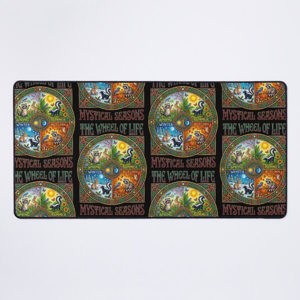 Item preview, Wheel Of Life Mystical Seasons Pagan Nature Art designed and sold by TeeARTHY.