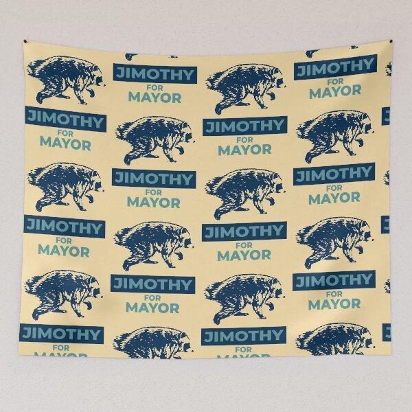 Item preview, Jimothy the Raccoon for Mayor designed and sold by erozzz.