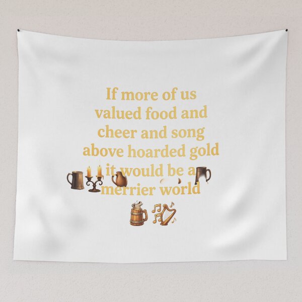 Item preview, Food Cheer And Song Lord of the Rings Thorin designed and sold by LunaMarkos.