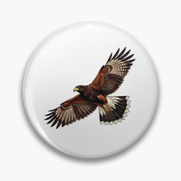Item preview, Harris's Hawk in full flight designed and sold by jamesgerardking.