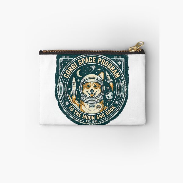 Item preview, Vintage Corgi Space Program Shirt, Retro Corgi Astronaut Badge To The Moon And Back Est 1969 Tee, Unique Corgi Space Gift for Dog and Science Lovers designed and sold by Wearable Canvas...