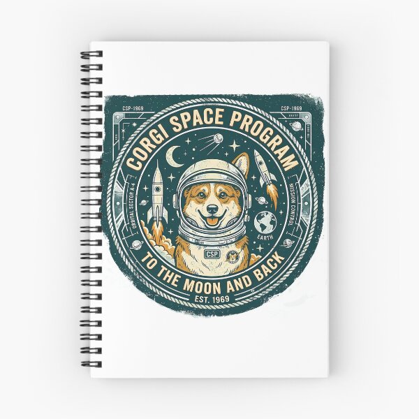 Item preview, Vintage Corgi Space Program Shirt, Retro Corgi Astronaut Badge To The Moon And Back Est 1969 Tee, Unique Corgi Space Gift for Dog and Science Lovers designed and sold by Wearable Canvas...