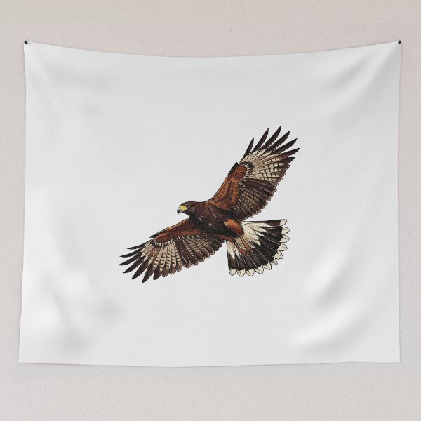 Item preview, Harris's Hawk in full flight designed and sold by jamesgerardking.