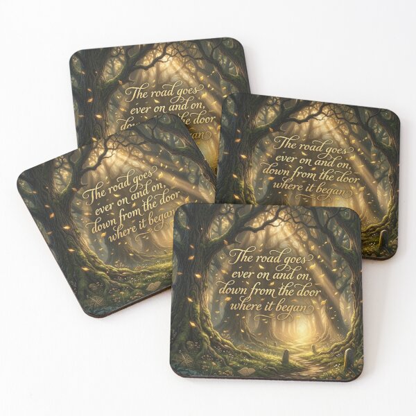 Item preview, The Road Goes Ever On Lord of the Rings Bilbo designed and sold by LunaMarkos.
