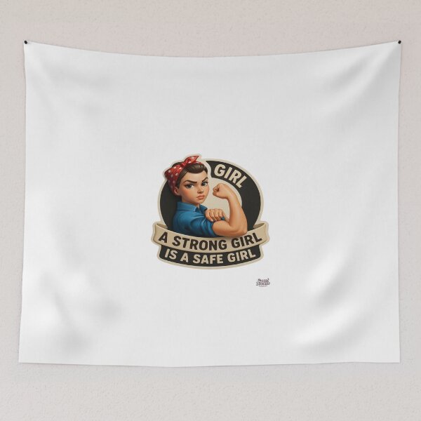 Item preview, A strong girl is a safe girl designed and sold by Sweet Dreams & Fantasia.