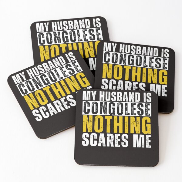 Item preview, My Husband is Congolese Nothing Scares me  designed and sold by WeirdlyRare.