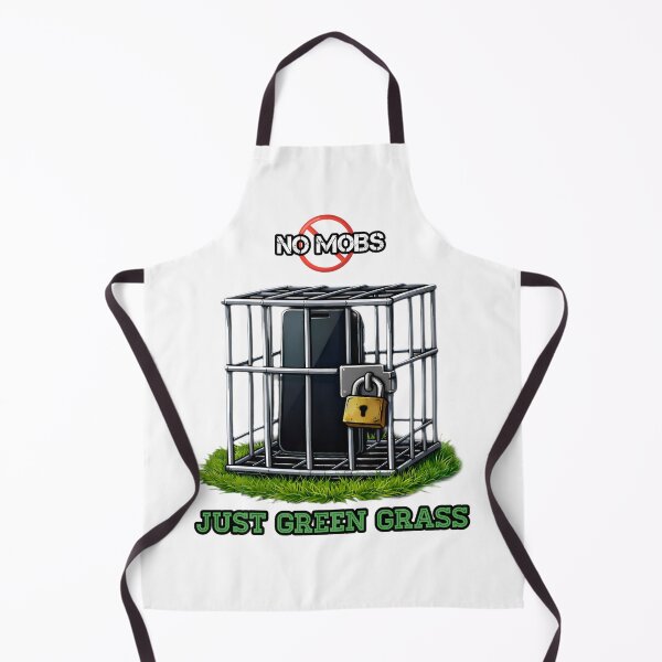 Item preview, No Mobs Just Green Grass designed and sold by CheepMunks.