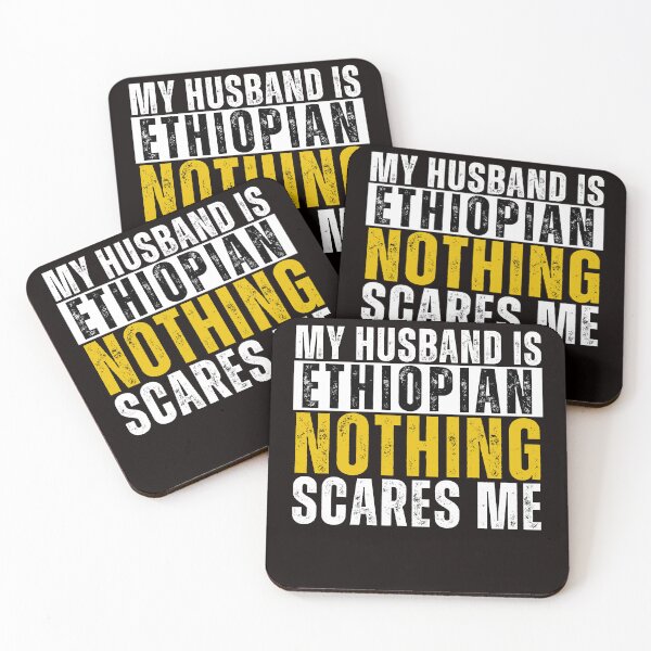 Item preview, My Husband is Ethiopian  Nothing Scares me  designed and sold by WeirdlyRare.