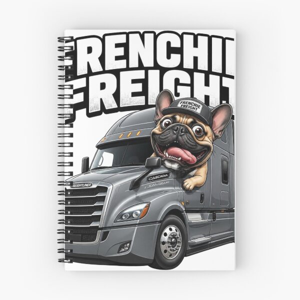 Item preview, Frenchie Truck Driver Funny French Bulldog Semi  Sticker designed and sold by LavIsInTheAir.