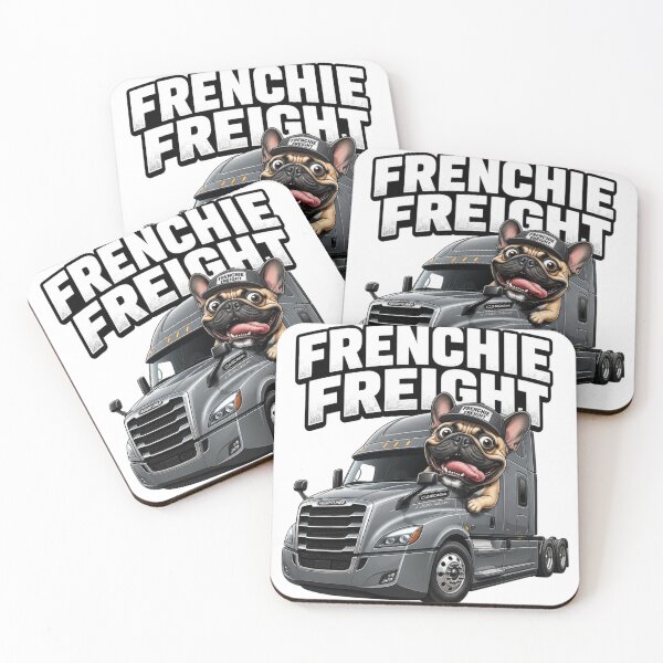 Item preview, Frenchie Truck Driver Funny French Bulldog Semi  Sticker designed and sold by LavIsInTheAir.