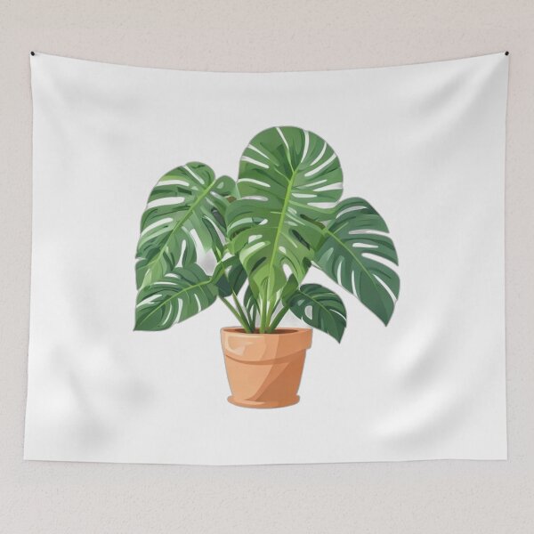 Item preview, Monstera Plant In Terracotta Pot Illustration designed and sold by DreamDesignWear.