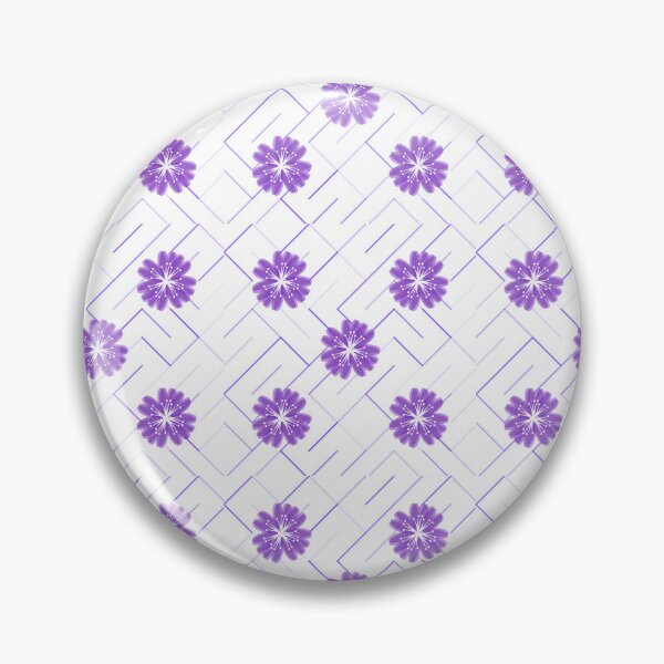 Item preview, Purple Cherry Blossom Geometric Lines Elegant Spring Floral Pattern designed and sold by Art IN Pack.