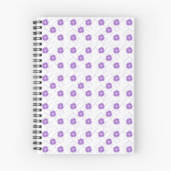 Item preview, Purple Cherry Blossom Geometric Lines Elegant Spring Floral Pattern designed and sold by Art IN Pack.