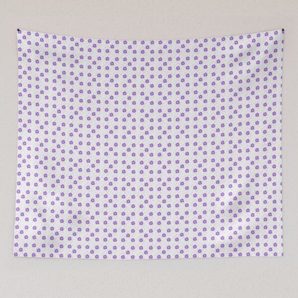 Item preview, Purple Cherry Blossom Geometric Lines Elegant Spring Floral Pattern designed and sold by Art IN Pack.