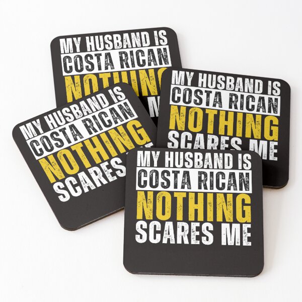 Item preview, My Husband is Costa Rican Nothing Scares me  designed and sold by WeirdlyRare.