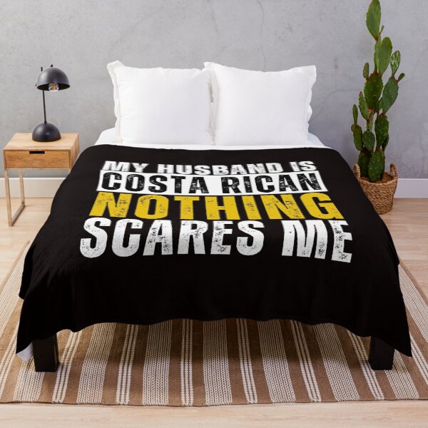Item preview, My Husband is Costa Rican Nothing Scares me designed and sold by WeirdlyRare.