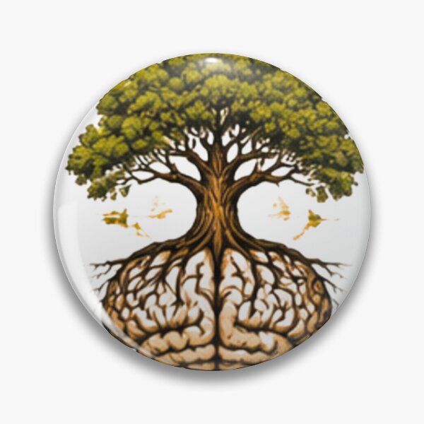 Item preview, Arborist Tree of Knowledge | Botanical Forest Brain Vintage Illustration designed and sold by TOGETHERINSIEME.
