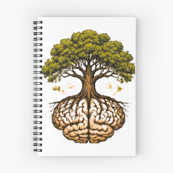 Item preview, Arborist Tree of Knowledge | Botanical Forest Brain Vintage Illustration designed and sold by TOGETHERINSIEME.