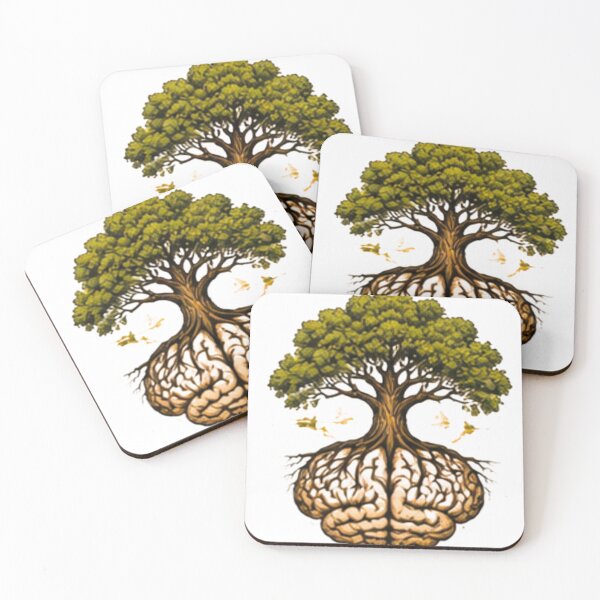 Item preview, Arborist Tree of Knowledge | Botanical Forest Brain Vintage Illustration designed and sold by TOGETHERINSIEME.