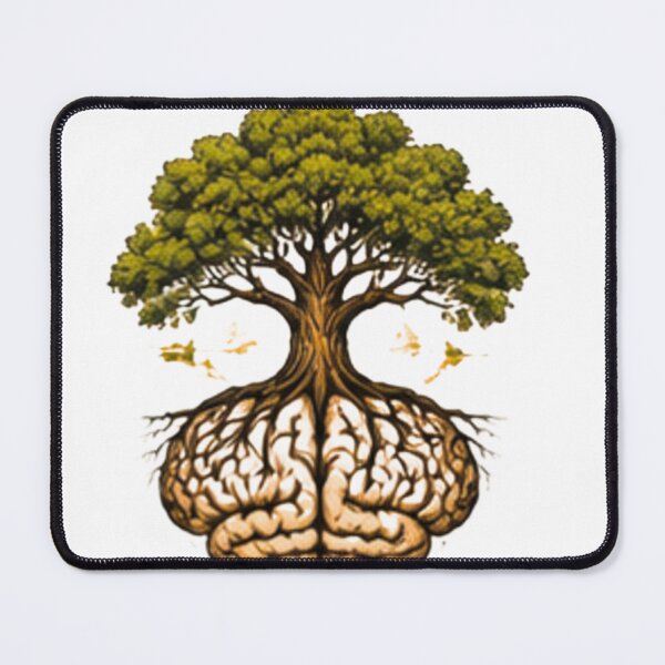 Item preview, Arborist Tree of Knowledge | Botanical Forest Brain Vintage Illustration designed and sold by TOGETHERINSIEME.