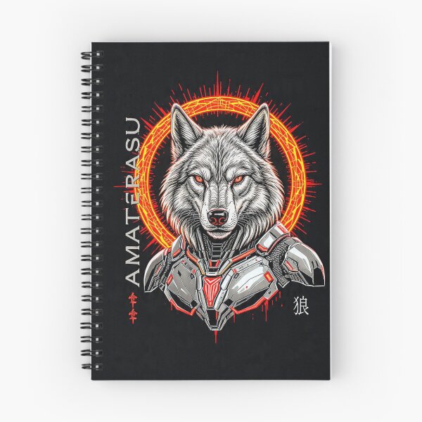 Item preview, Amaterasu Mecha Wolf Japanese Sci-Fi Aesthetic designed and sold by Chris&Argy.